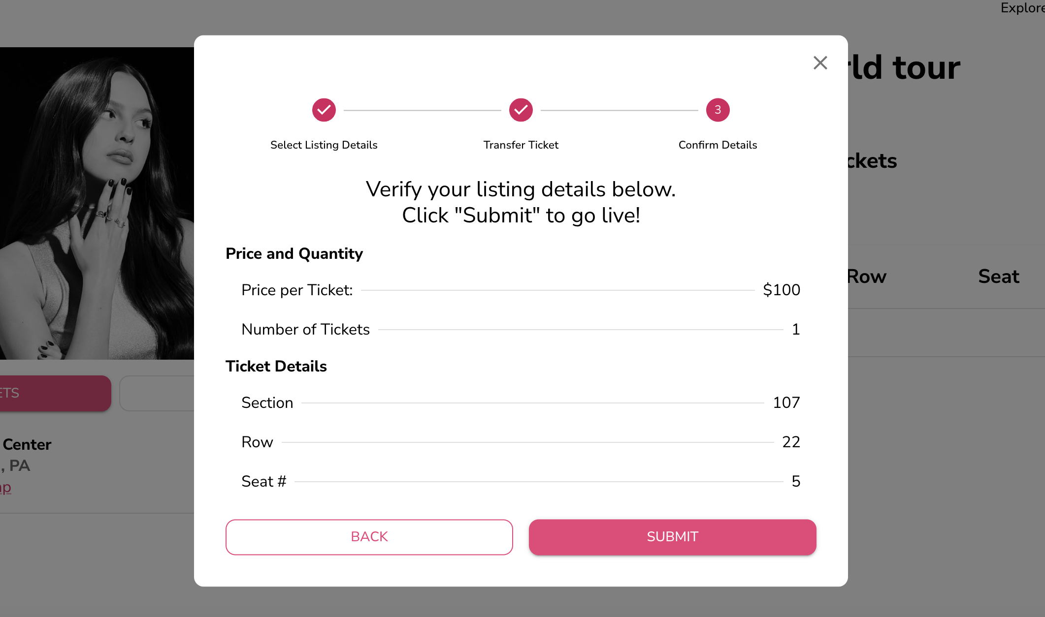 Handshake Tickets Handshake tickets